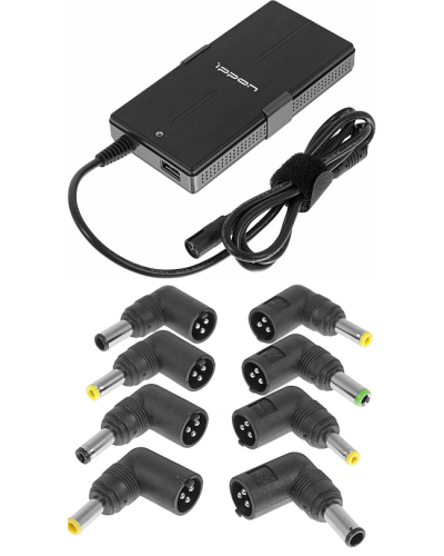 Блок питания Ippon S65U автоматический 65W 15V-19.5V 11-connectors 3.5A 1xUSB 2.1A, LED индикатор (651781). Блок питания. Ippon во Владимире