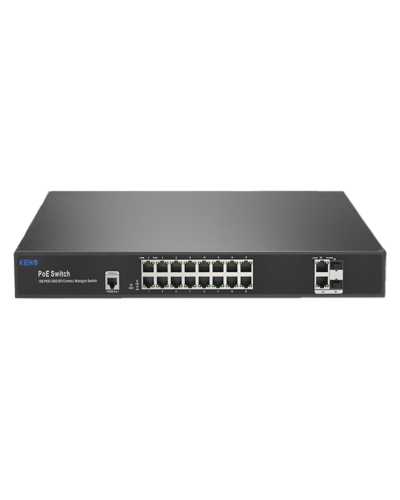 KN-SW1602SFP/M2. Коммутатор с питанием по PoE. KENO во Владимире