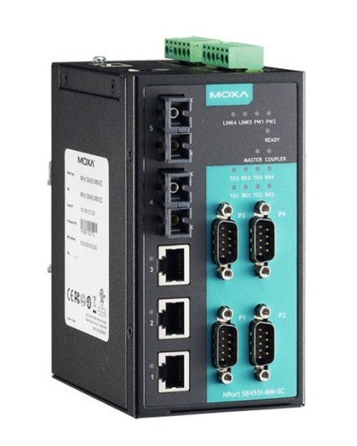 NPort S8455I-SS-SC. 4-портовый преобразователь. MOXA во Владимире
