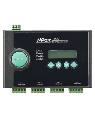 NPort 5430. 4-портовый асинхронный сервер. MOXA во Владимире