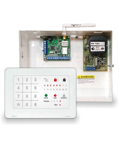 NV 1010c/8524. Устройство оконечное объектовое приемно-контрольное c GSM коммуникатором. NAVIgard во Владимире