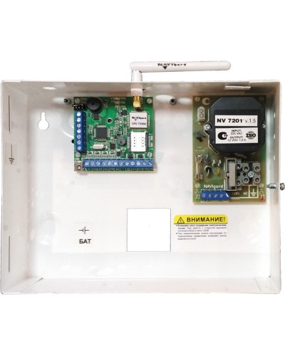 NV 1010c. Устройство оконечное объектовое приемно-контрольное c GSM коммуникатором. NAVIgard во Владимире