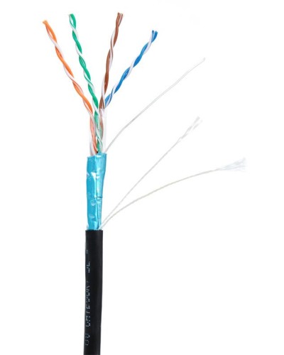 F/UTP 4pair, Cat5e, Out, PE (EC-UF004-5E-PE-BK-1). Кабель «витая пара» (LAN) для структурированных систем связи. NETLAN во Владимире