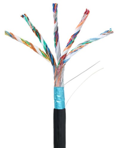 F/UTP 25pair, Cat5, Out, PE (EC-UF025-5-PE-BK-3). Кабель «витая пара» (LAN) для структурированных систем связи. NETLAN во Владимире