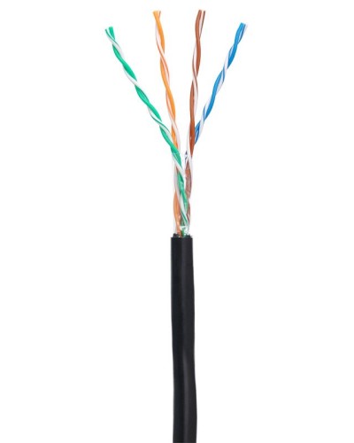 U/UTP 4pair, Cat5e, Out, PE (EC-UU004-5E-PE-BK-1). Кабель «витая пара» (LAN) для структурированных систем связи. NETLAN во Владимире