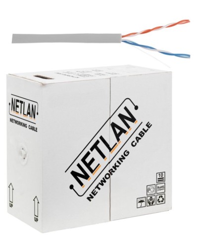 U/UTP 2pair, Cat5, In, PVC, CCA (CCA-UU002-5-PVC-GY) . Кабель «витая пара» (LAN) для структурированных систем связи. NETLAN во Владимире