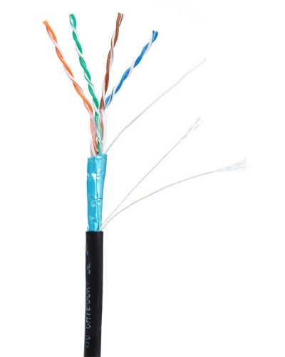 F/UTP 4pair, Cat5е, Out, PE (EC-UF004-5E-PE-BK). Кабель «витая пара» (LAN) для структурированных систем связи. NETLAN во Владимире