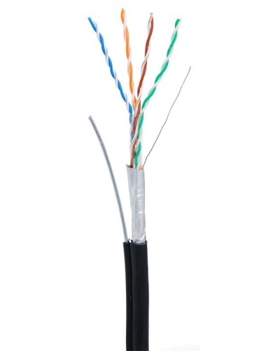 F/UTP 4pair, Cat5e, Out, Sw (EC-UF004-5E-PE-SW-BK). Кабель «витая пара» (LAN) для структурированных систем связи. NETLAN во Владимире