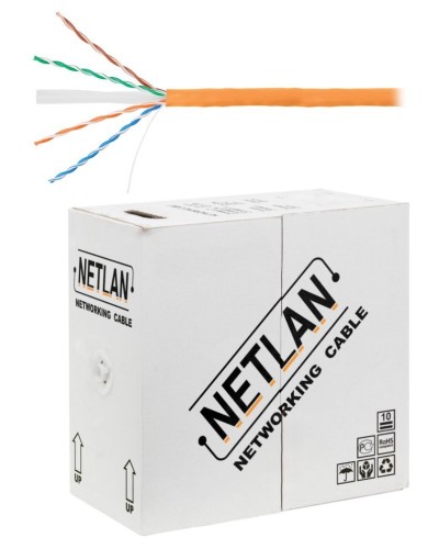 U/UTP 4pair, Cat6, Solid, In, LSZH (EC-UU004-6-LSZH-OR). Кабель «витая пара» (LAN) для структурированных систем связи. NETLAN во Владимире