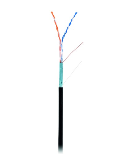 F/UTP 2pair, Cat5, Out, PE (EC-UF002-5-PE-BK). Кабель «витая пара» (LAN) для структурированных систем связи. NETLAN во Владимире