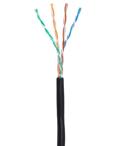 U/UTP 4pair, Cat5е, Out, PE (EC-UU004-5E-PE-BK). Кабель «витая пара» (LAN) для структурированных систем связи. NETLAN во Владимире