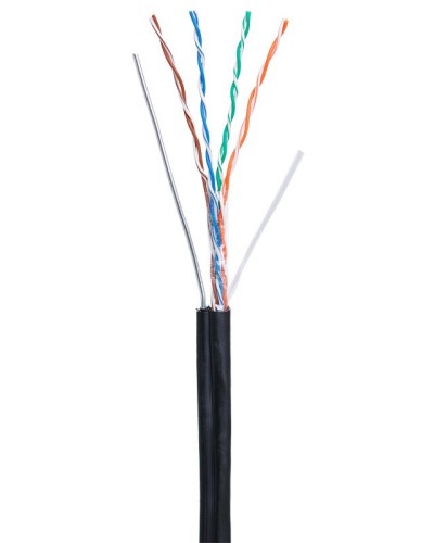 U/UTP 4pair, Cat5e, Out, Sw, PE (EC-UU004-5E-PE-SW-BK). Кабель «витая пара» (LAN) для структурированных систем связи. NETLAN во Владимире