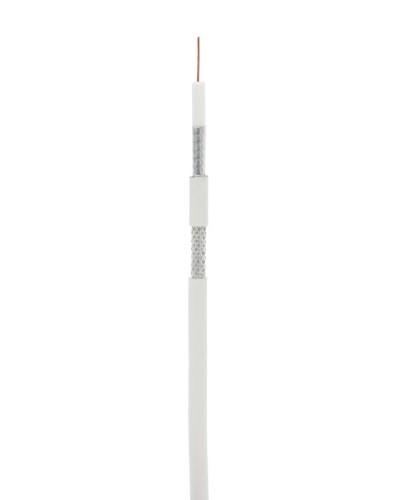 RG-6 CCS, In, PVC (UEC-C2-32123A-WT-3). Кабель коаксиальный омедненный. NETLAN во Владимире