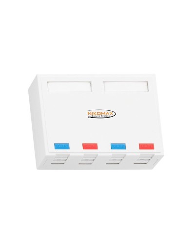 NMC-MB4P-ST-WT. Корпус настенной розетки. NIKOMAX во Владимире