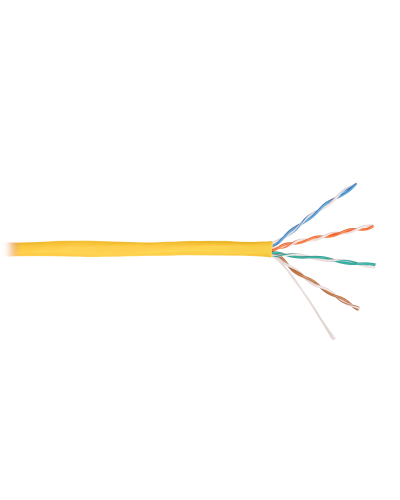 U/UTP 4pair, Cat5e, Solid, In, нг(А)-HF (NMC 9100C-YL). Кабель «витая пара» (LAN) для структурированных систем связи. NIKOMAX во Владимире