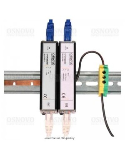 SP-IP/100D. Устройство грозозащиты цепей Ethernet. OSNOVO во Владимире