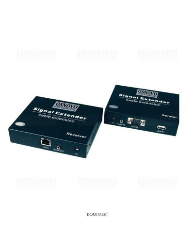TLN-VKM/1+RLN-VKM/1(ver.2). Удлинитель VGA, аудио-сигналов. OSNOVO во Владимире