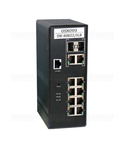 SW-80822/ILR. Коммутатор 10-портовый Gigabit Ethernet с PoE. OSNOVO во Владимире