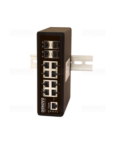 SW-70804/IL. Промышленный коммутатор Gigabit Ethernet на 12 портов. OSNOVO во Владимире