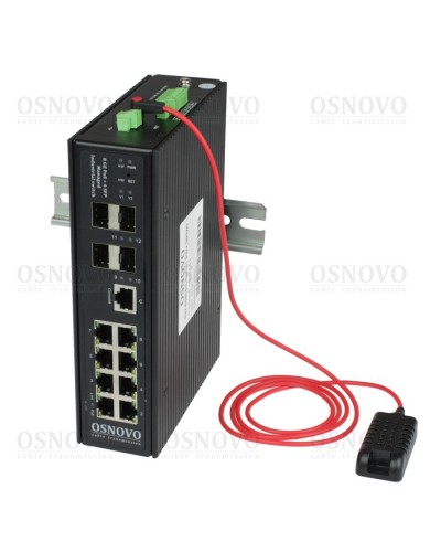 SW-80804/ILS(port 90W,300W). Коммутатор с PoE. OSNOVO во Владимире