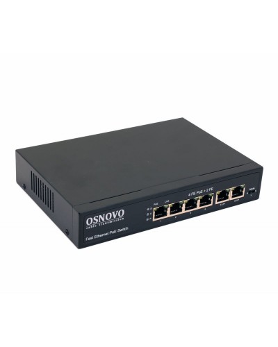 SW-20600(80W). Коммутатор 6-портовый  Fast Ethernet с PoE. OSNOVO во Владимире