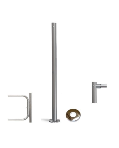 PERCo-BH02 2-15 с крышкой. Стойка с отверстием под стопорный механизм поворотной секции и с 2-мя отверстиями для крепления патрубков на стороне, противоположной створке. PERCo во Владимире