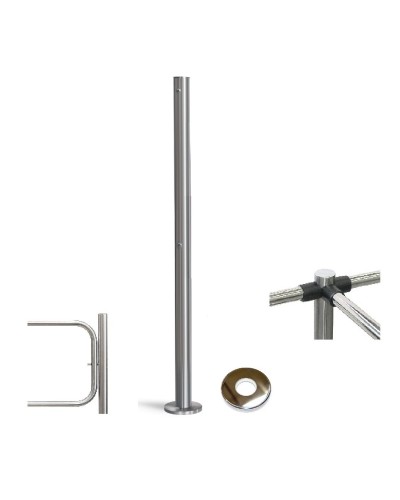 PERCo-BH02 2-16 с крышкой. Стойка с отверстием под стопорный механизм поворотной секции. PERCo во Владимире