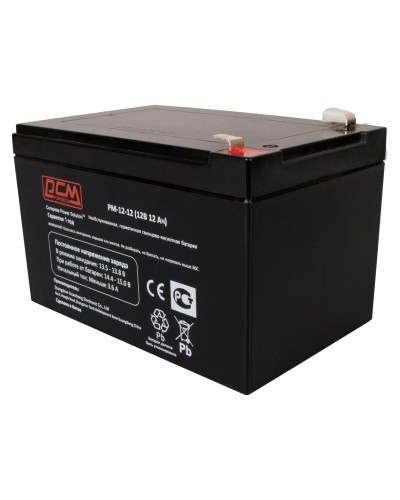 PM-12-12. Аккумулятор герметичный свинцово-кислотный. POWERCOM во Владимире