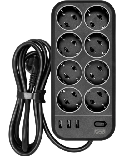 SP-08 USB03AB 3,0 M. Сетевой фильтр. POWERCOM во Владимире