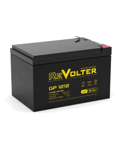 Revolter GP 1212. Аккумулятор автомобильный герметичный свинцово-кислотный. Revolter во Владимире