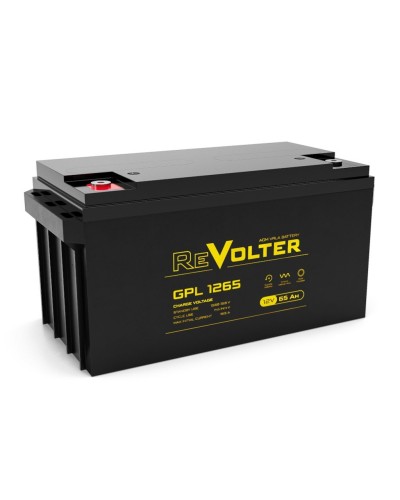 Revolter GPL 1265. Аккумулятор автомобильный герметичный свинцово-кислотный. Revolter во Владимире