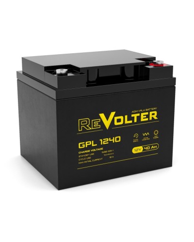 Revolter GPL 1240. Аккумулятор автомобильный герметичный свинцово-кислотный. Revolter во Владимире