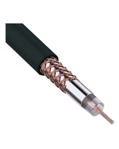 RG-58 A/U, 50 Ом, Cu/Al/Cu, 64%, 100 м, черный (01-2003). Кабель коаксиальный радиочастотный. Rexant во Владимире
