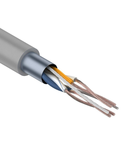 F/UTP, CAT 5e, PVC, 2PR, 24AWG, INDOOR, STRANDED, серый, 305м, REXANT (01-0125). Кабель «витая пара» (LAN) для структурированных систем связи. Rexant во Владимире