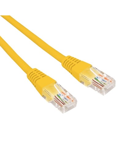 Патч-корд U/UTP CAT 6, RJ45-RJ45, 26AWG, LSZH, желтый, 0.3м REXANT (02-0295-03). Патч-корд UTP. Rexant во Владимире
