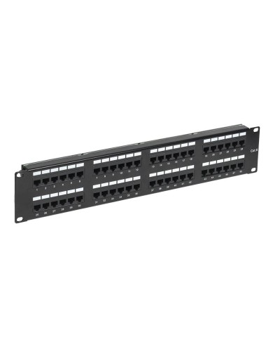 Панель коммутационная с кабельными органайзерами 19", 2U, 48 портов, RJ-45, CAT 6, UTP REXANT PRO (02-0232): Патч-панель 19" во Владимире