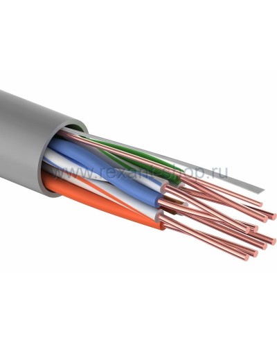 U/UTP 4PR, 24AWG, CAT5e, PVC, 100м REXANT (01-0043-100). Кабель «витая пара» (LAN) для структурированных систем связи. Rexant во Владимире