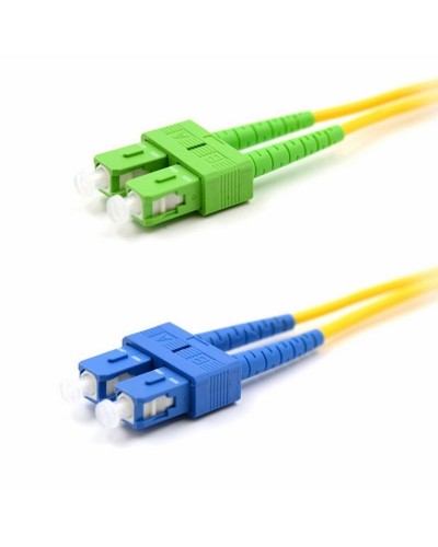 Патч-корд оптический переходной (SM), 9/125 (OS2), SC/APC-SC/UPC, (Duplex), PVC, 2м REXANT (50-2059): Патч-корд оптический во Владимире