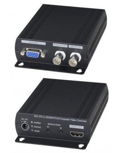 AD001HD4. Преобразователь-разветвитель AHD/HDCVI/HDTVI в HDMI/VGA/CVBS. SC&T во Владимире