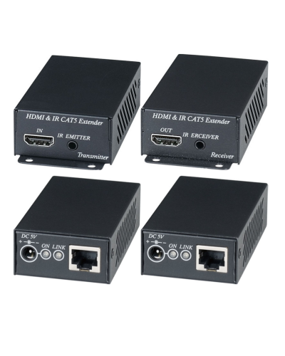HE02EI. Комплект для передачи HDMI-сигнала с ИК-повторителем. SC&T во Владимире