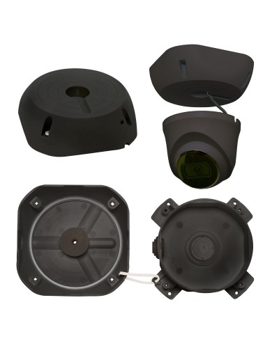 МК-4 PRO (цвет черный). Монтажная коробка для крепления уличных видеокамер. SLT во Владимире
