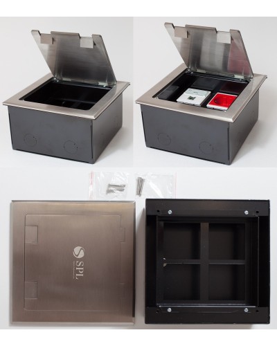 Люк на 4 поста (45х45), из нержавеющей стали, с коробкой, IP40 (300014). Люк. SPL во Владимире