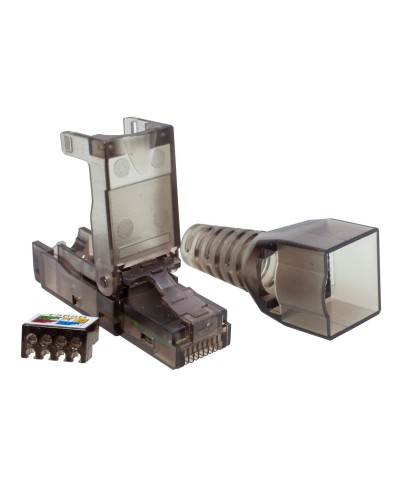 Коннектор 8P8C UTP 6A (RJ-45) безынструментальный (10-0239). Разъем RJ-45. SUPRLAN во Владимире