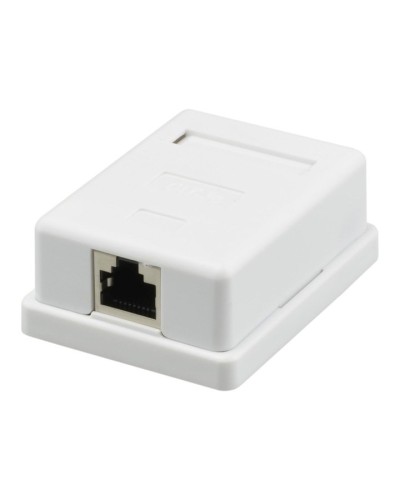Розетка настенная RJ-45, 8P8C, Cat.5e, 1 порт FTP (10-0354). Компьютерная розетка. SUPRLAN во Владимире