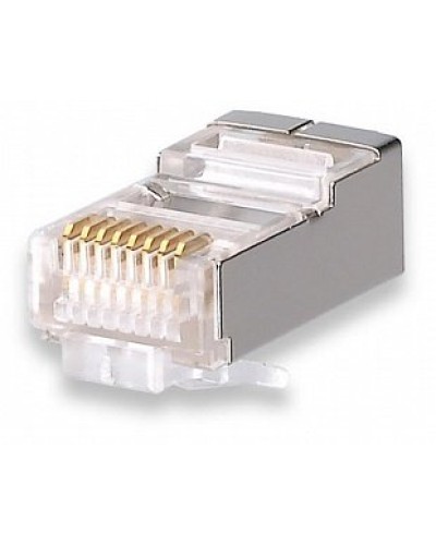 Коннекторы 8P8C FTP Cat.5e 3U (RJ-45) (100шт) (10-0201). Разъем RJ-45. SUPRLAN во Владимире
