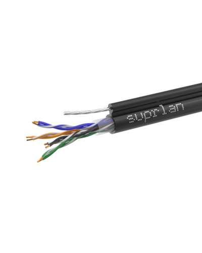 UTP Cat.5e 4x2x0,51 Cu PE Outdoor T-FG8 (трос) Premium (01-0308-1). Кабель «витая пара» (LAN) для структурированных систем связи. SUPRLAN во Владимире