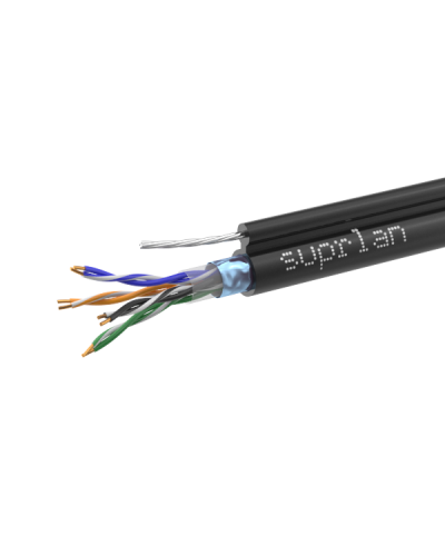 FTP Cat.5e 4x2xAWG24 Cu PE Outdoor T-FG8 (трос) Median (01-1035-1). Кабель «витая пара» (LAN) для структурированных систем связи. SUPRLAN во Владимире