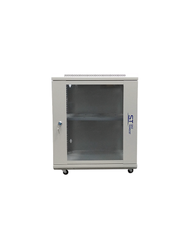 ST-NC12U600 (серый) С ПОЛКОЙ. Шкаф телекоммуникационный 19 настенный 12U. Space Technology во Владимире