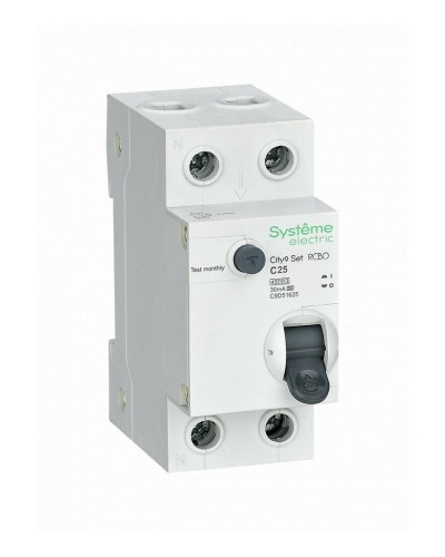 City9 Set 1P+N С 25А 4.5kA 30мА A 230В (C9D55625). Автоматический выключатель дифференциального тока. Systeme Electric во Владимире