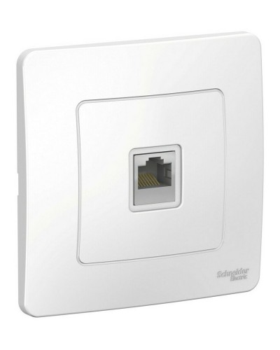 BLANCA розетка RJ45 1-местная, кат. 5Е, скрытой установки, белый (BLNIS045001). Розетка компьютерная. Systeme Electric во Владимире